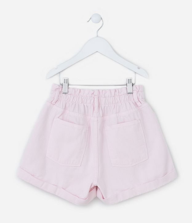 Short Clochard Infantil en Sarga con Cintura Elástica - Talle 5 a 14 años 3