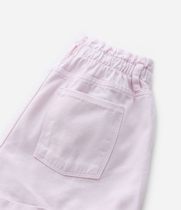 Short Clochard Infantil en Sarga con Cintura Elástica - Talle 5 a 14 años 8