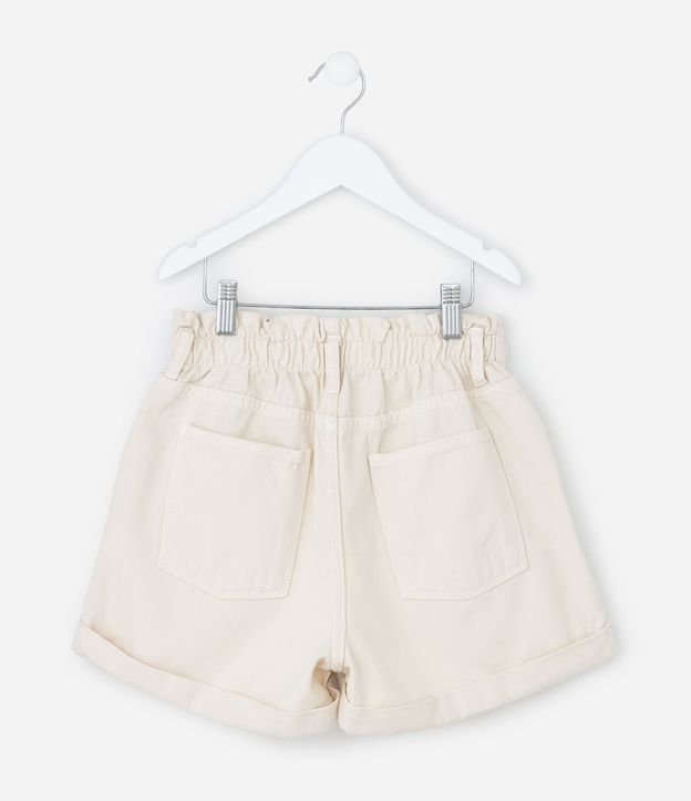 Short Clochard Infantil en Sarga con Cintura Elástica - Talle 5 a 14 años 4
