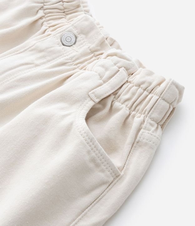 Short Clochard Infantil en Sarga con Cintura Elástica - Talle 5 a 14 años 8