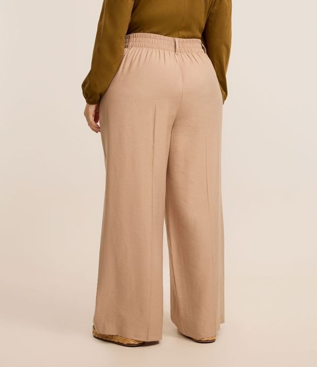 Pantalón Pantalona en Sastrería con Botón Forrado Curve & Plus Size 3