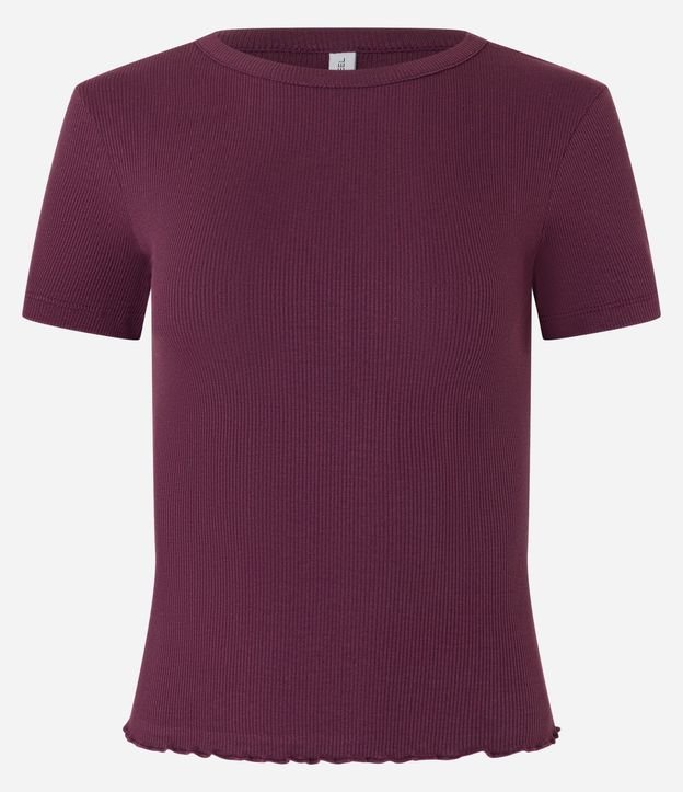 Blusa en Viscosa Texturizada con Bajo Ondulado 6