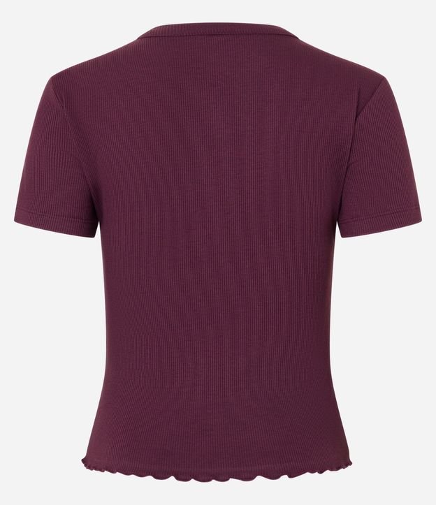Blusa en Viscosa Texturizada con Bajo Ondulado 8