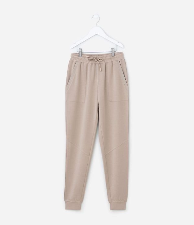 Pantalón Jogger Infantil en Modal con Recortes - Talle 5 a 14 años 2