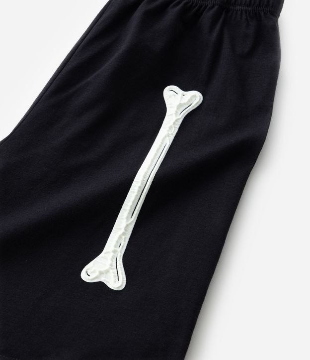 Pijama Infantil Estampa Esqueleto de Halloween - Talle 5 a 14 años 8