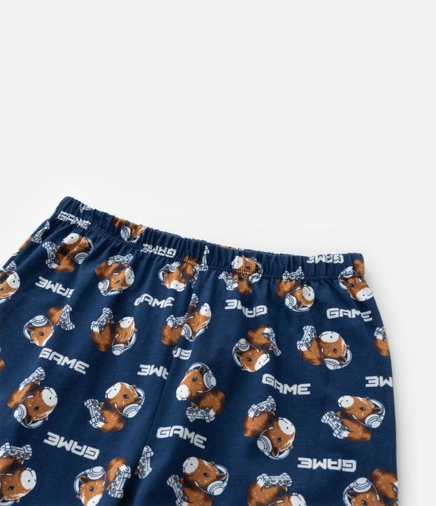 Pijama Infantil con Estampa Capivara Gamer - Talle 7 a 16 años 8