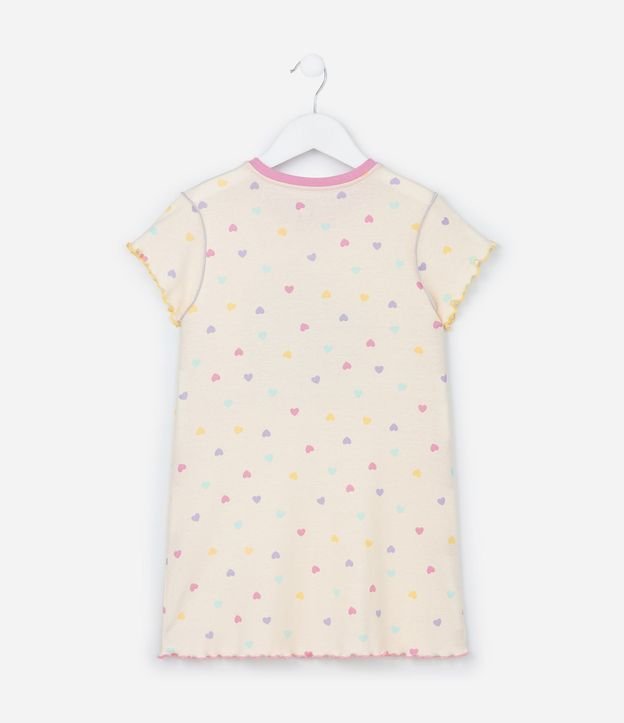 Camisón Infantil en Algodón con Estampa Carpincho - Talle 4 a 14 años 3