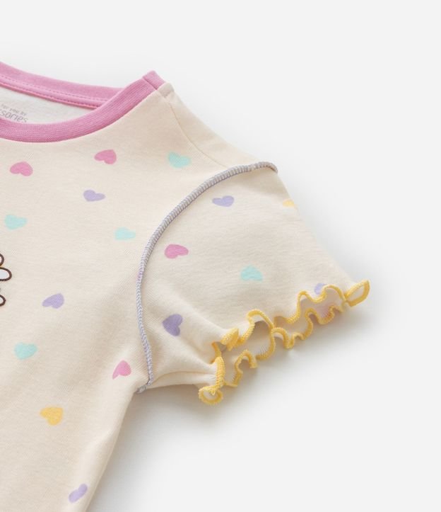 Camisón Infantil en Algodón con Estampa Carpincho - Talle 4 a 14 años 6