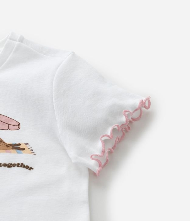 Pijama Infantil en Algodón con Estampa Capivaras - Talle 2 a 14 años 11