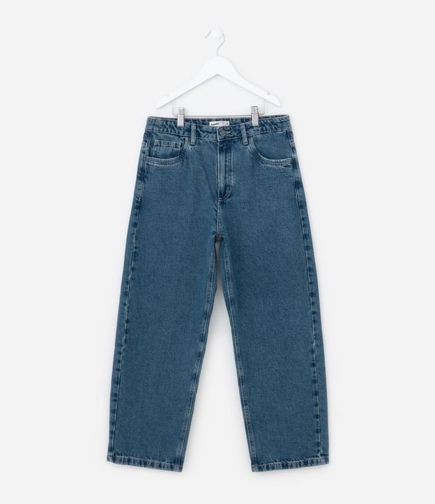 Pantalón Baggy Infantil en Jeans - Talle 5 a 14 años 2
