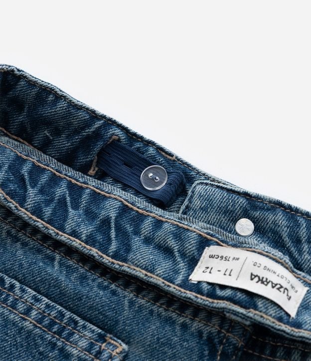 Pantalón Baggy Infantil en Jeans - Talle 5 a 14 años 5