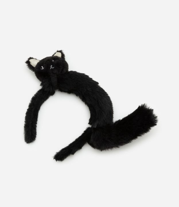 Vincha Infantil con Estampa Gato de Halloween - Talle único 2