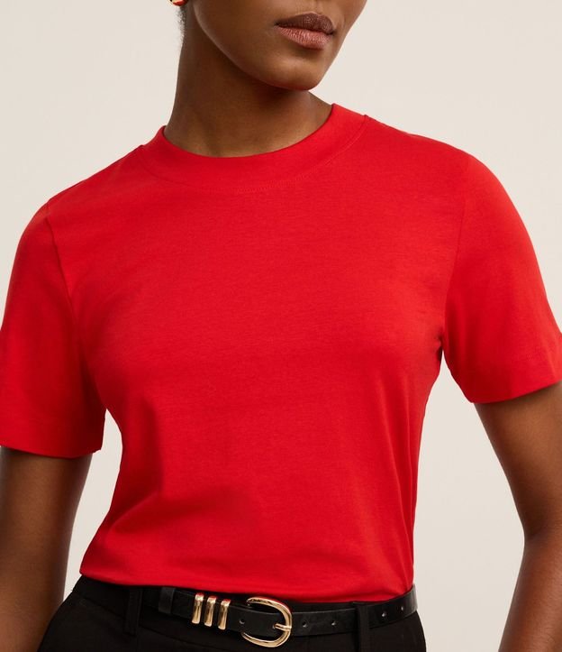 Blusa en Rib con Cuello Redondo 3