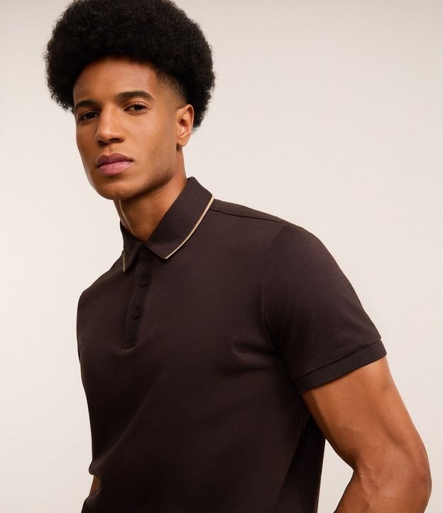Camisa Polo Regular en Gamuza de Algodón Peruano 4