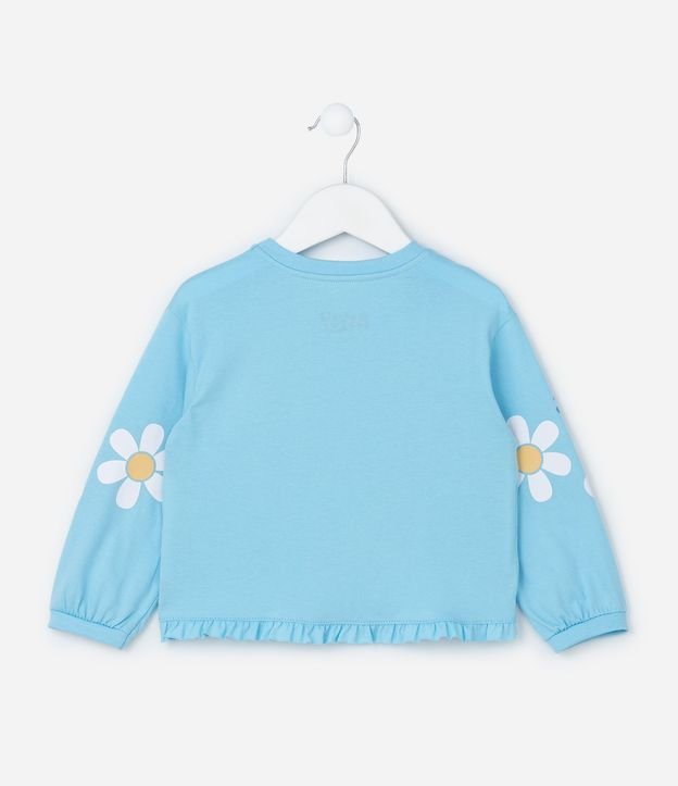 Blusa Infantil con Volado y Estampa Bluey - Talle 1 a 6 años 2