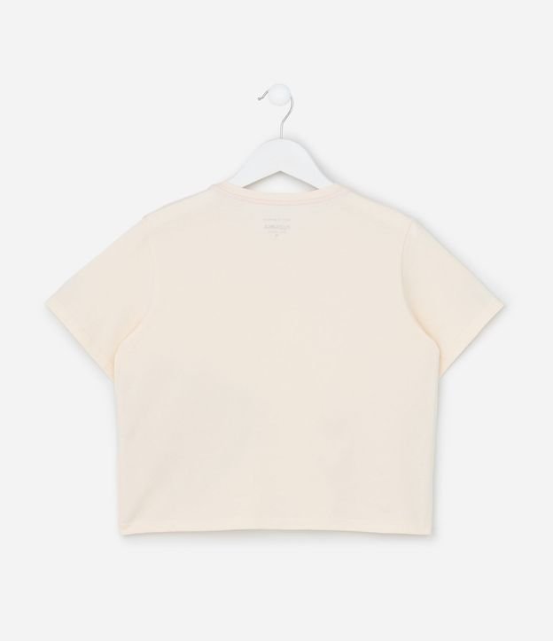 Blusa Cropped Infantil con Bordado en Lentejuelas - Talle 5 a 14 años 3