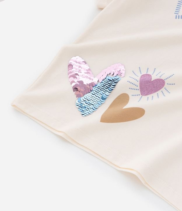 Blusa Cropped Infantil con Bordado en Lentejuelas - Talle 5 a 14 años 7