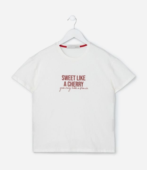 Remera Infantil con Lettering y Pañuelo - Talle 5 a 14 años 7