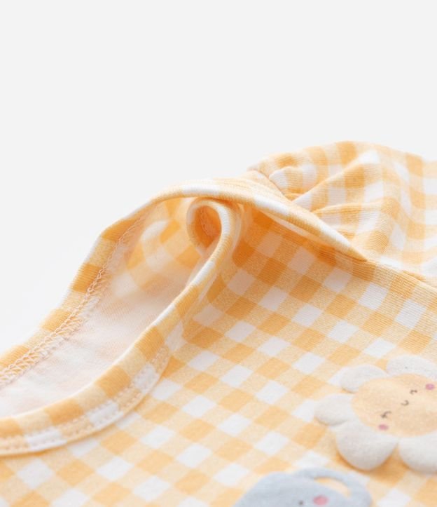 Body Infantil con Estampa Animalitos de Cuadros - Talle RN a 18 meses 8