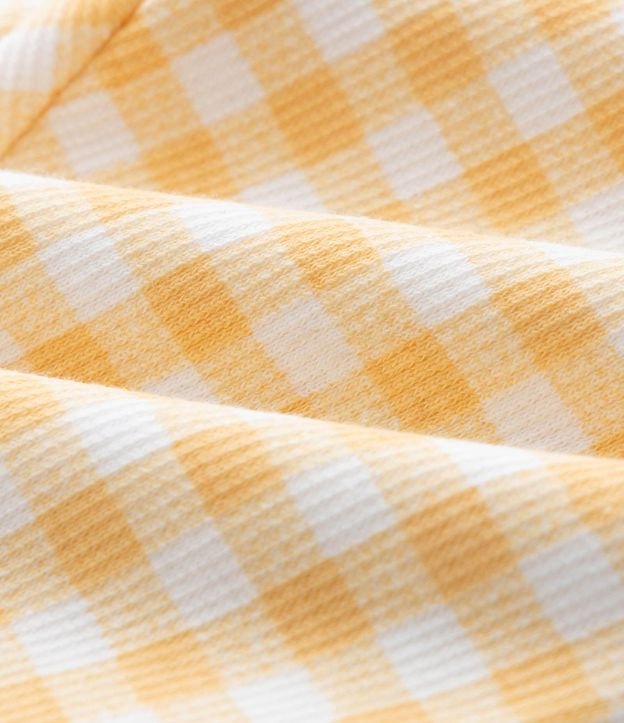 Pantalón Legging Infantil con Estampa de Cuadros Vichy - Talle RN a 18 meses 4