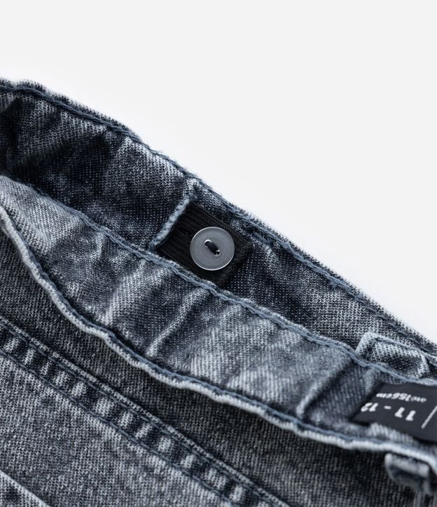 Pantalón Baggy Infantil en Jeans con Bolsillos Cargo - Talle 5 a 14 años 6