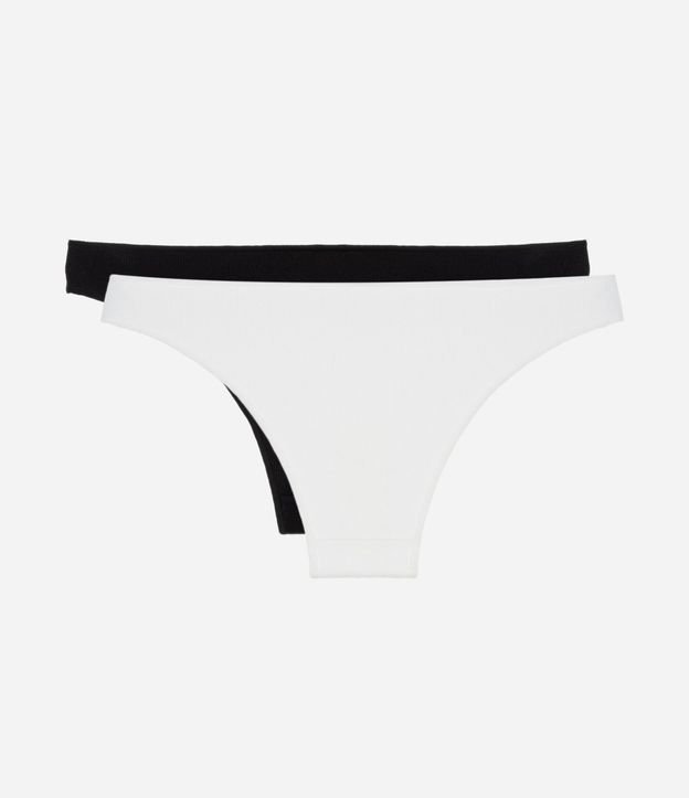 Kit 02 Bombachas Bikini Básicas en Algodón con Elastano 2