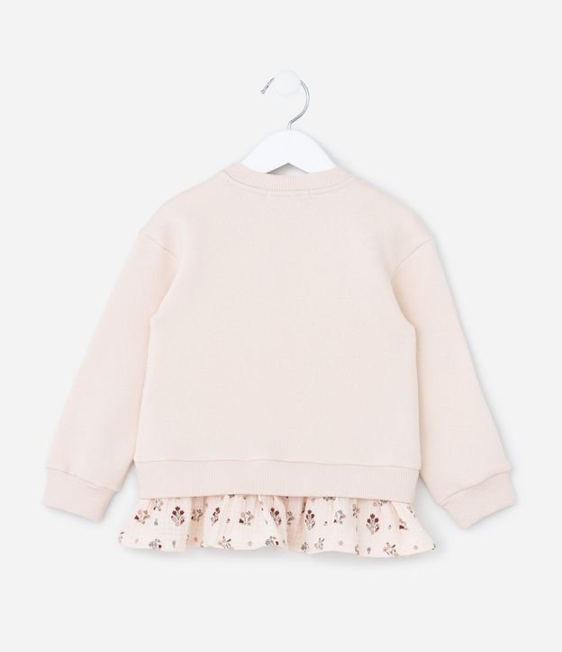 Saco Infantil con Bordado y Bajo con Volado - Talle 1 a 6 años 3