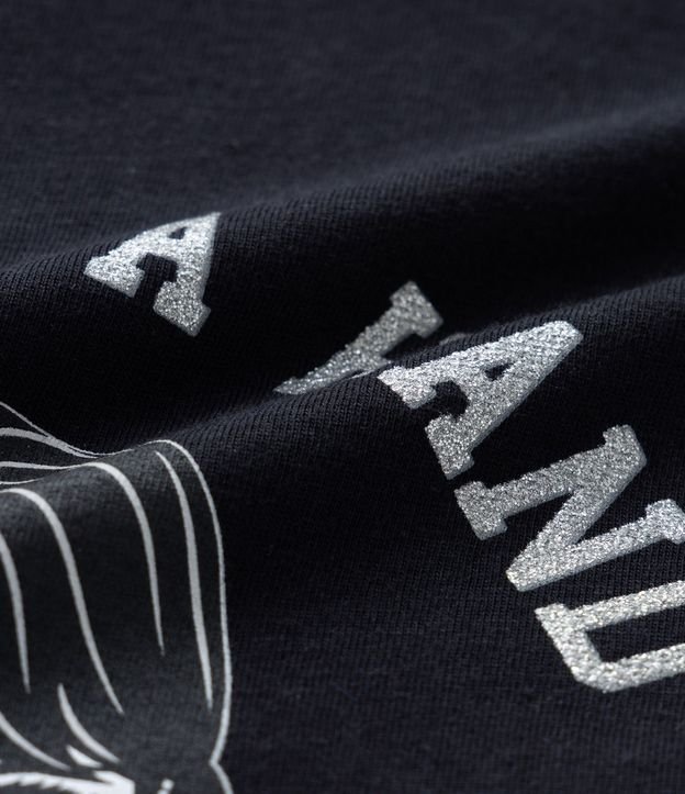 Remera Infantil con Estampa Merlina y Rayas - Talle 5 a 14 años 3