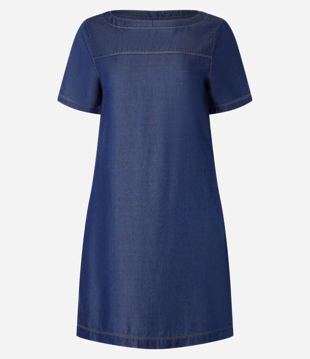 Vestido Corto en Liocel con Recortes 5