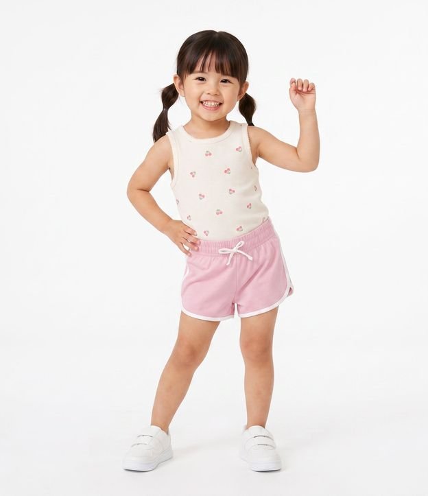 Short Runner Infantil con Detalles Contrastantes - Talle 1 a 6 años