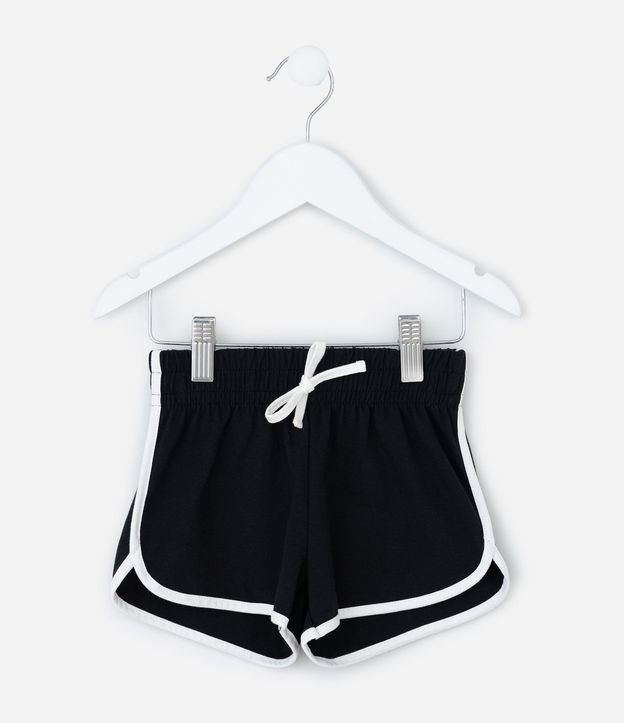 Short Runner Infantil con Detalles Contrastantes - Talle 1 a 6 años
