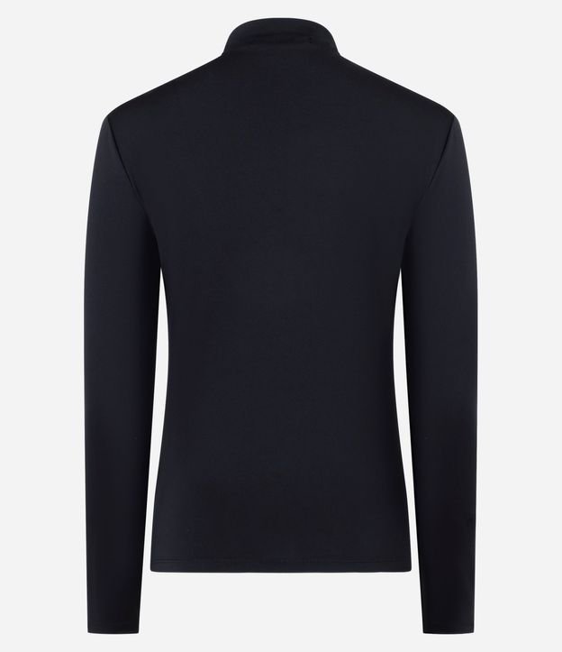 Blusa con Cuello Alto y Fruncidos Delanteros 6