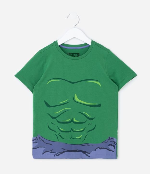 Pijama Corto Infantil con Estampa Hulk - Talle 3 a 8 años 2