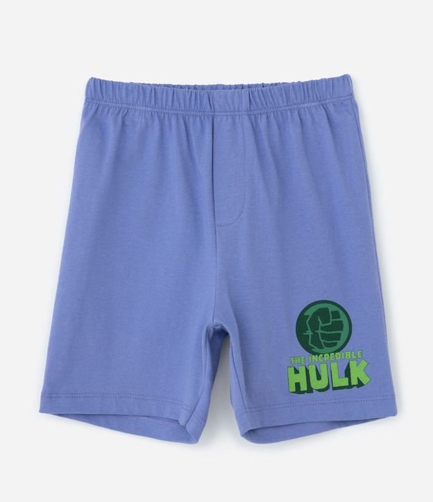 Pijama Corto Infantil con Estampa Hulk - Talle 3 a 8 años 4