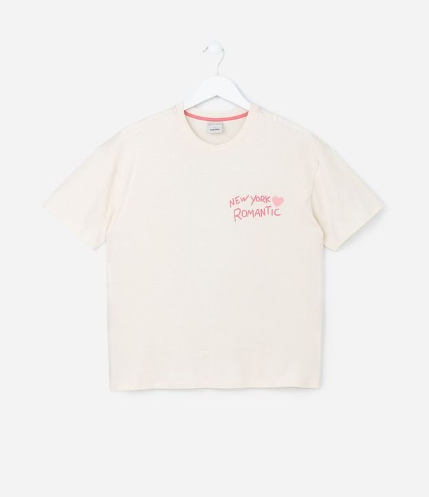 Blusa Infantil Oversized con Estampa New York - Talle 5 a 14 años 2
