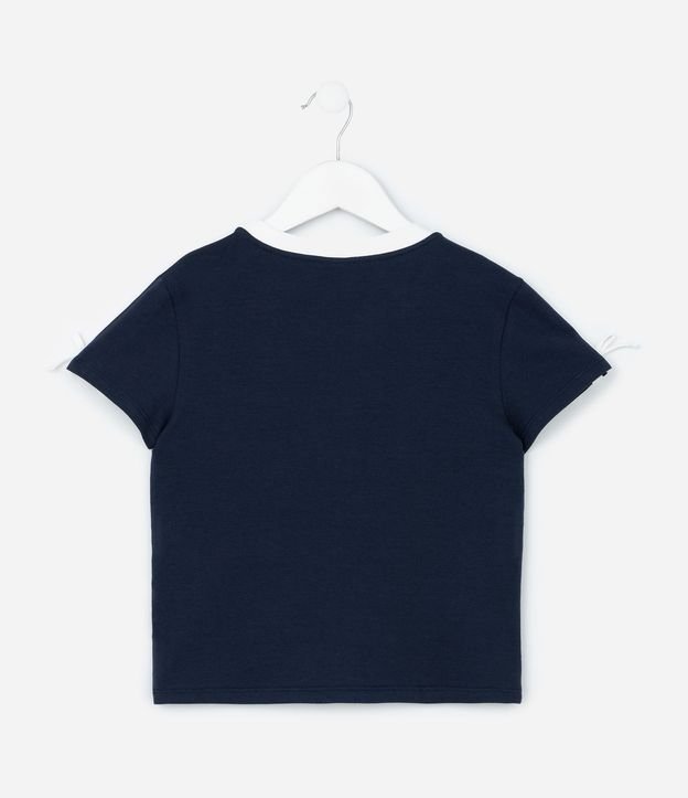 Blusa Infantil con Lacitos y Bordado Cereza - Talle 5 a 14 años 3