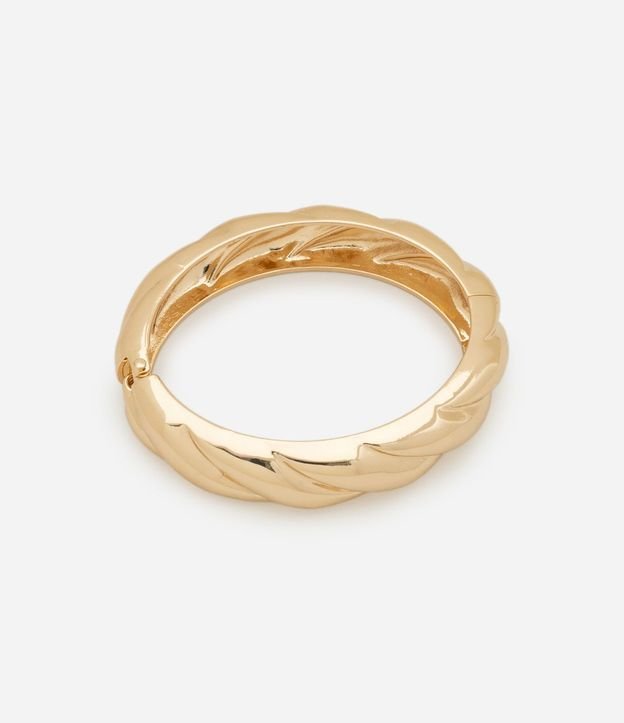 Pulsera Rígido en Metal con Textura 2