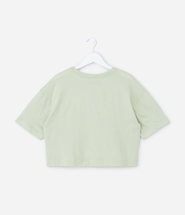 Remera Corta Infantil con Estampa Mariposa - Talle 5 a 14 años 3