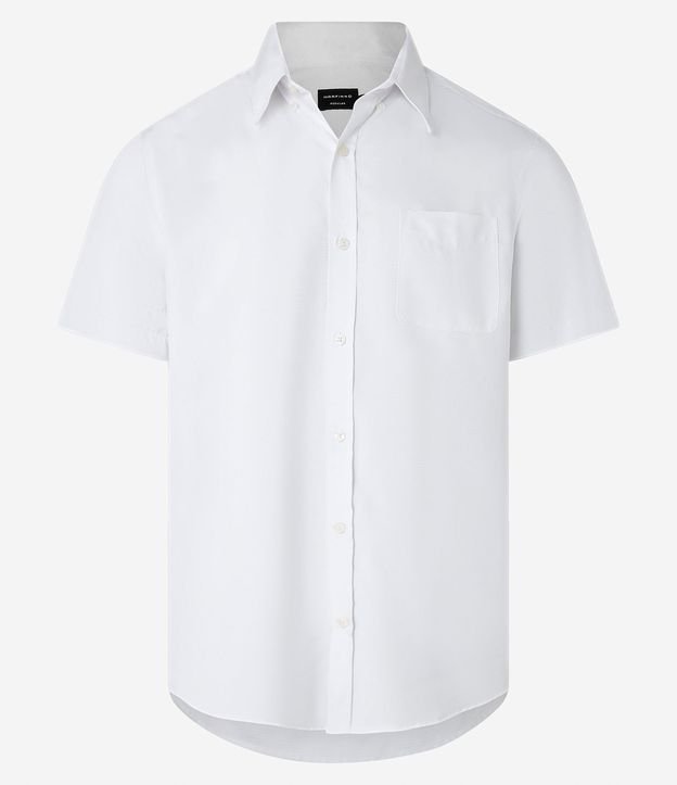 Camisa Regular en Tricolina con Fibra de Bambú Abotonado y Bolsillo 7