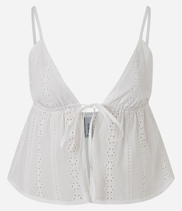 Blusa con Breteles Finos en Viscosa con Textura 5