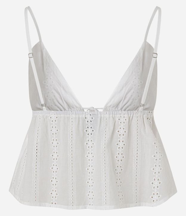 Blusa con Breteles Finos en Viscosa con Textura 7