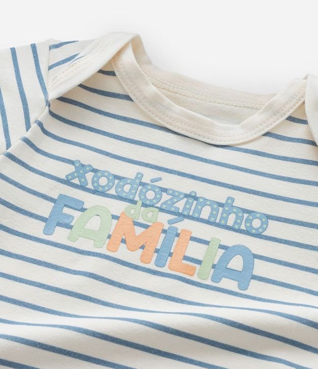 Body Infantil con Lettering Xodózinho da Família - Talle RN a 18 meses 8