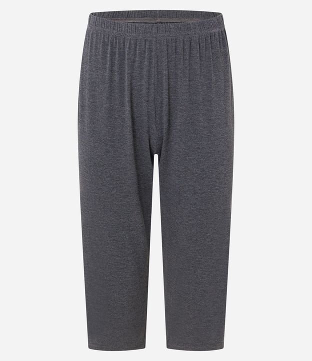 Pijama Americano Capri en Viscosa con Detalle Contrastante 7