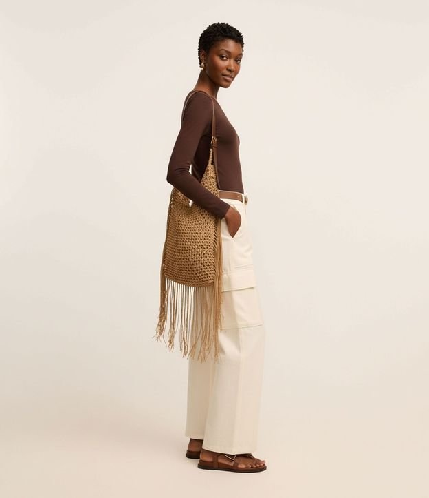 Blusa en Algodón con Cuello Redondo 4