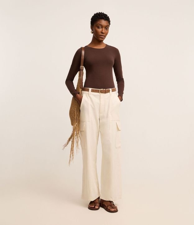 Blusa en Algodón con Cuello Redondo 3