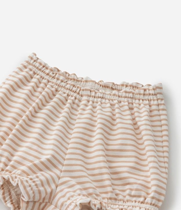 Conjunto Infantil en Malla con Moña y Estampa de Flores - Talle 0 a 18 meses 9