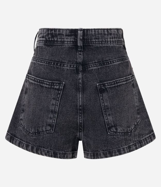 Short Pollera Jeans con Efecto Marmoleado 7