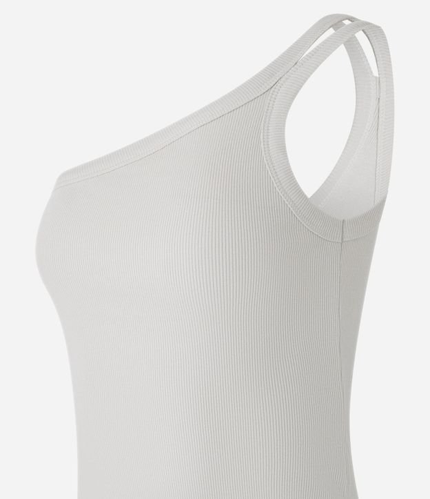 Blusa en Rib con Un Hombro Único y Asa Doble 6