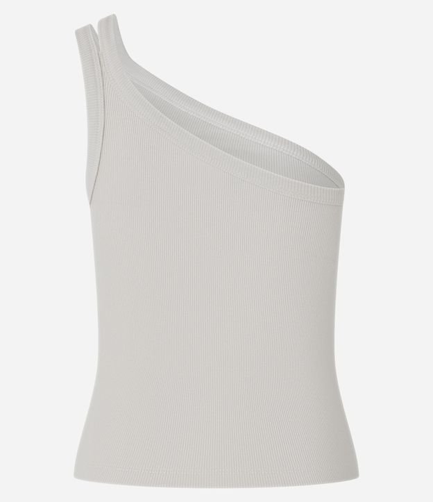 Blusa en Rib con Un Hombro Único y Asa Doble 7