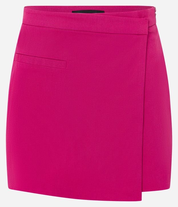 Short Pollera en Bengalina con Superposición Asimétrica 6